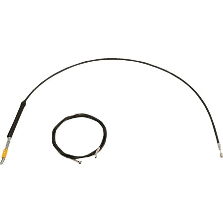 Kit câble de guidon/durite de frein vinyle noir standard