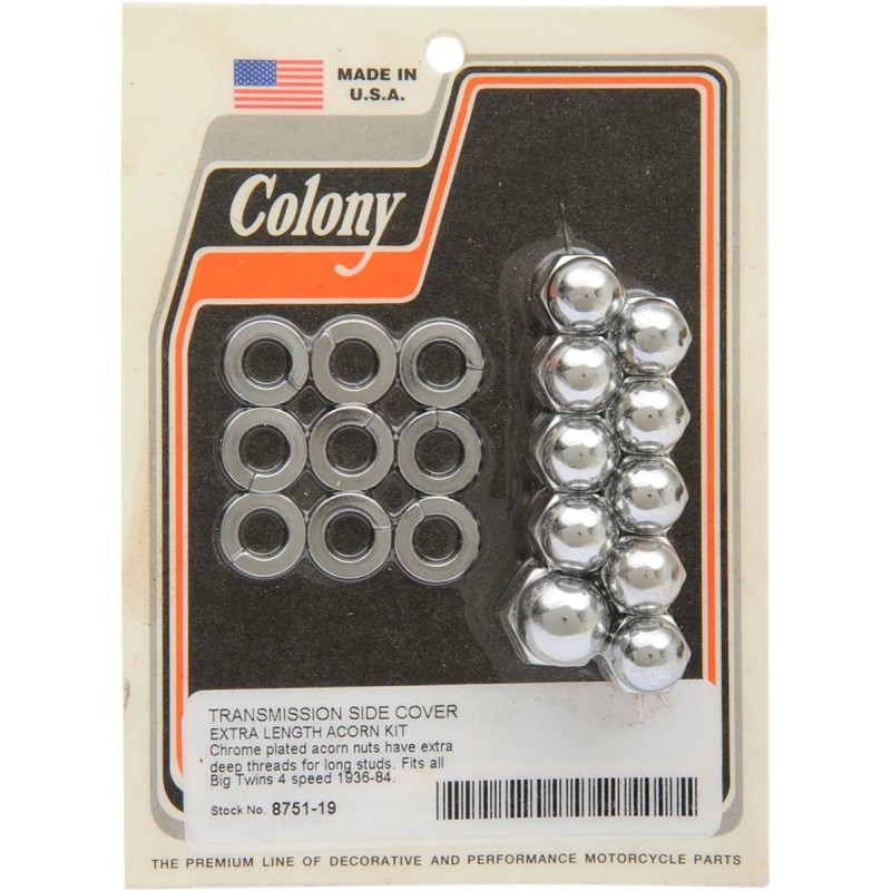 Transmission Side Cover Acorn Nut Kit