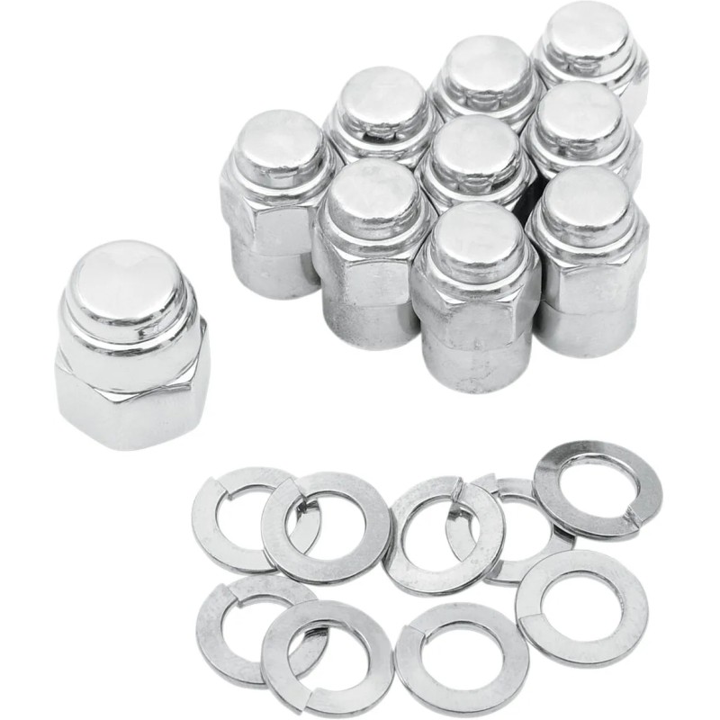 Chrome Cap Nut Kit