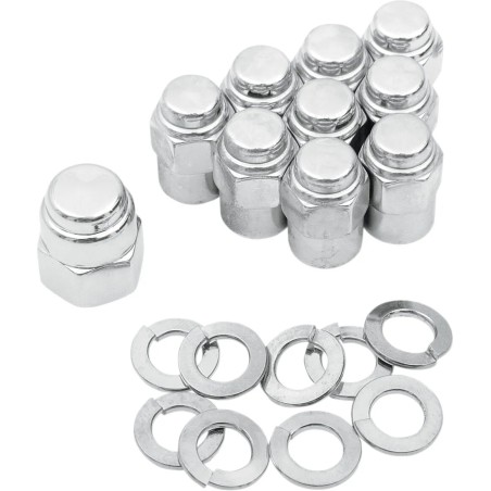 Chrome Cap Nut Kit