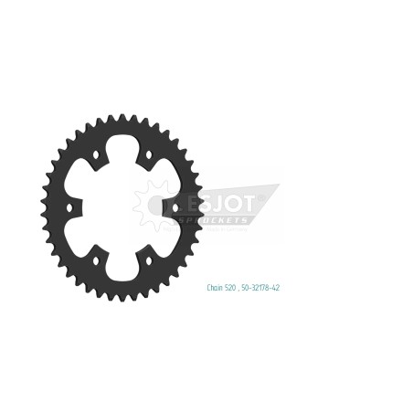 STANDARD SPROCKET REAR 520