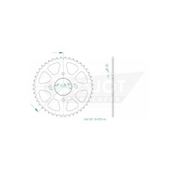 STANDARD SPROCKET REAR 520