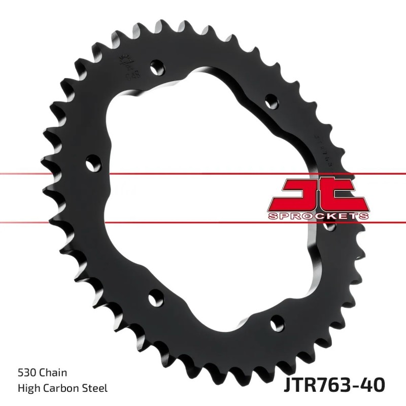 Rear Sprocket Induction Hardened Black Zinc Finish