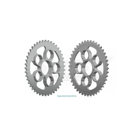 STANDARD SPROCKET REAR 520