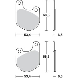 Plaquettes de frein en métal fritté polyvalentes