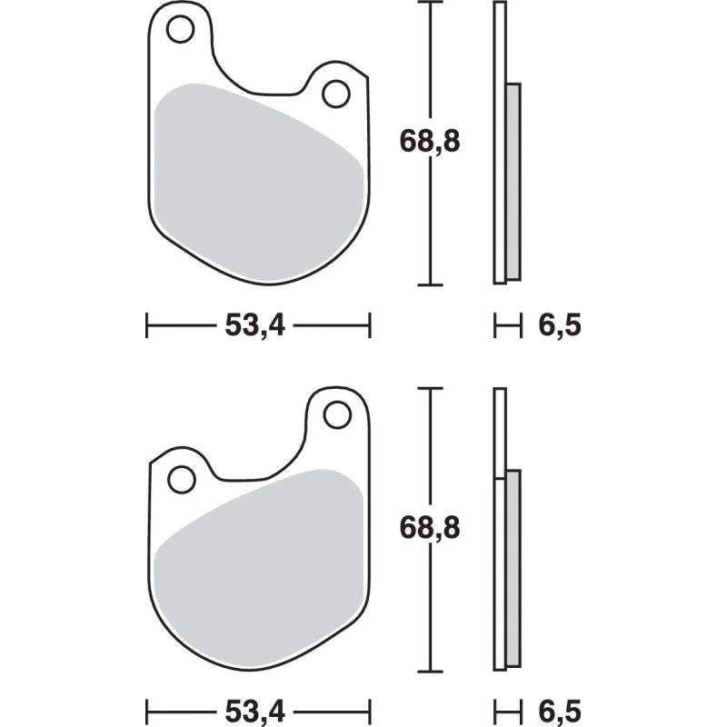 Plaquettes de frein en métal fritté polyvalentes