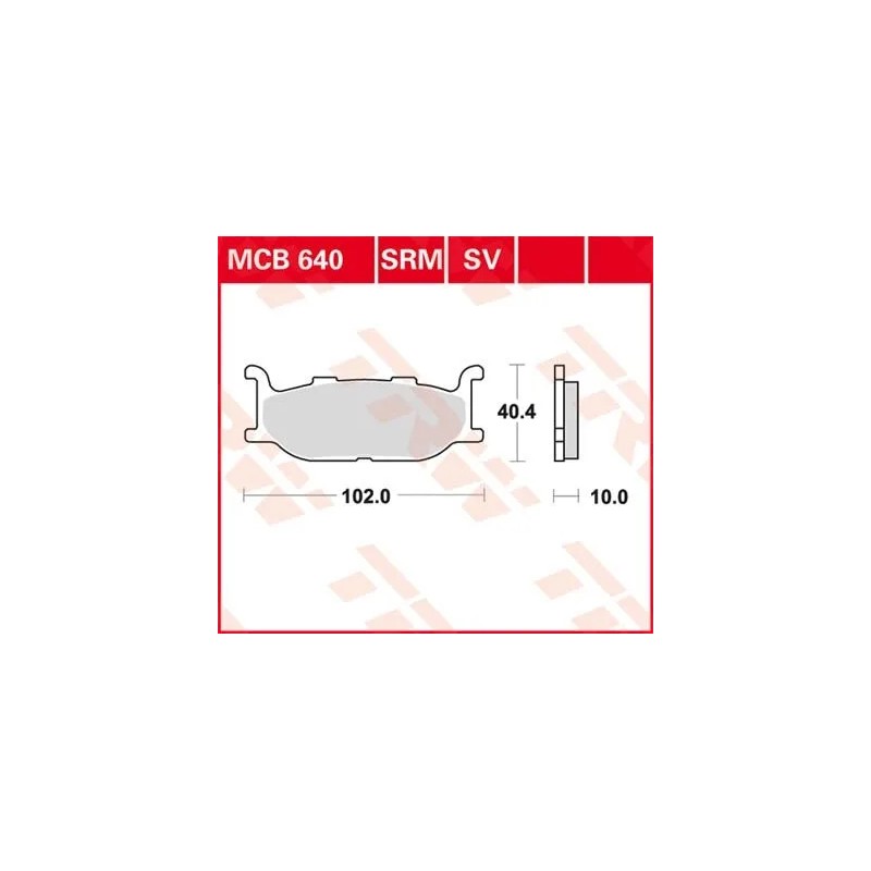 SRM Series Sindered Scooter Brake Pads