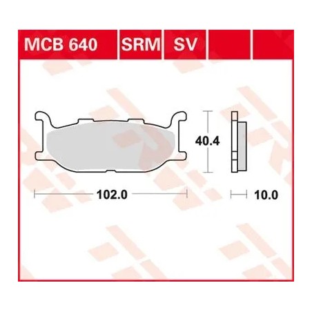 SRM Series Sindered Scooter Brake Pads