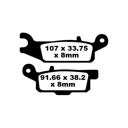 TT Sport Carbon Fusion Brake Pads