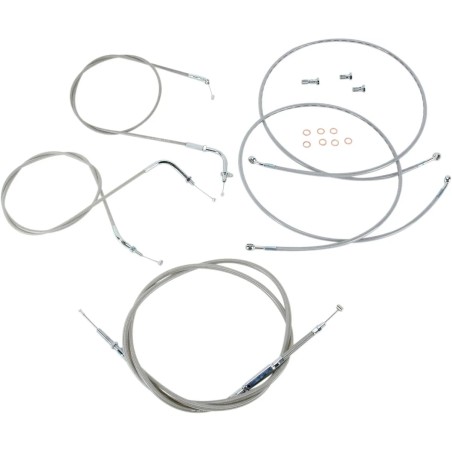 Stainless Handlebar Cable Line Kit