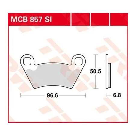 SI Series Sindered Off-Road Brake Pads