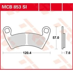 SI Series Sindered Off-Road Brake Pads
