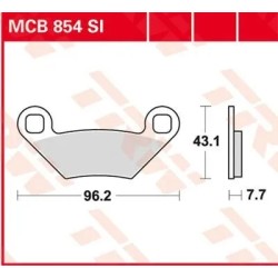 SI Series Sindered Off-Road Brake Pads