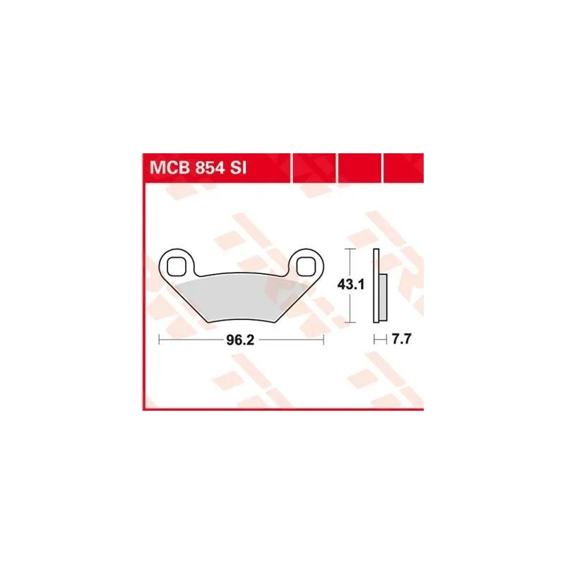 SI Series Sindered Off-Road Brake Pads