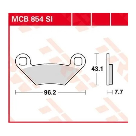 SI Series Sindered Off-Road Brake Pads