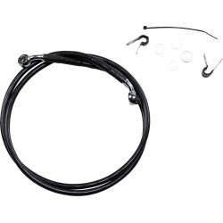 Extended Length Black Vinyl Brake Line Kit