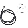 Extended Length Black Vinyl Brake Line Kit
