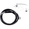 Extended Length Black Vinyl Brake Line Kit