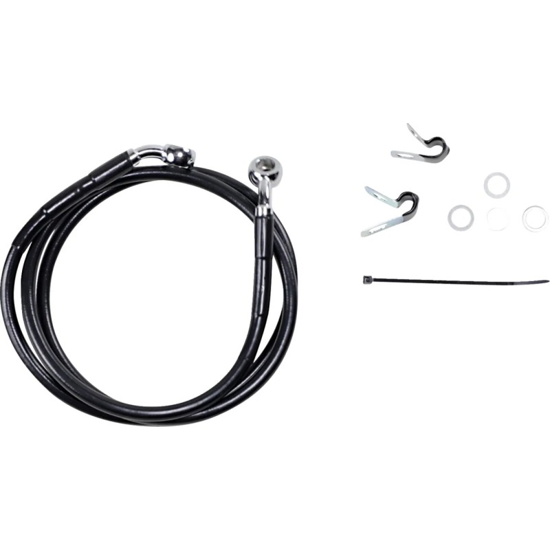 Extended Length Black Vinyl Brake Line Kit