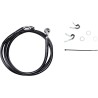 Extended Length Black Vinyl Brake Line Kit