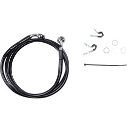 Extended Length Black Vinyl Brake Line Kit