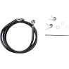 Extended Length Black Vinyl Brake Line Kit