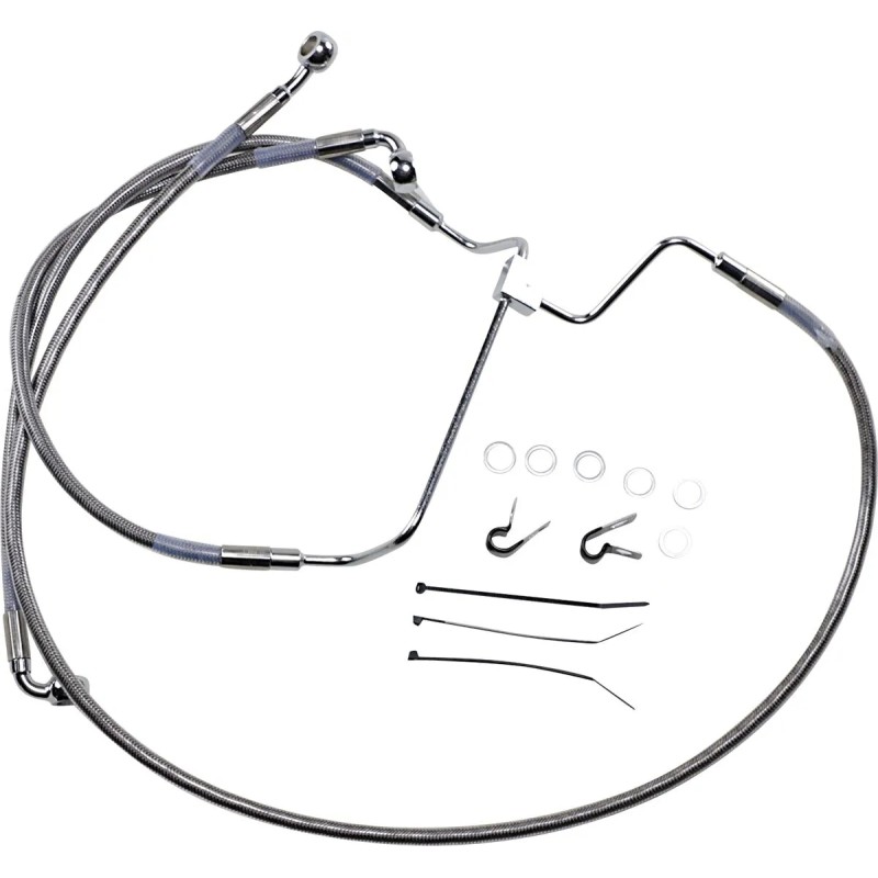 Extended Length Stainless Steel Brake Line Kit