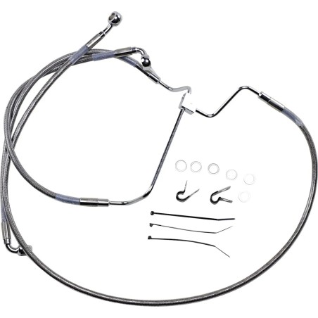 Extended Length Stainless Steel Brake Line Kit