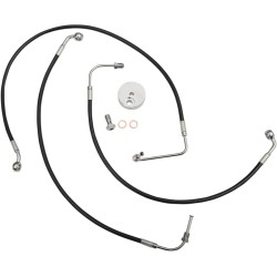 Black Braided Brake Line Kit