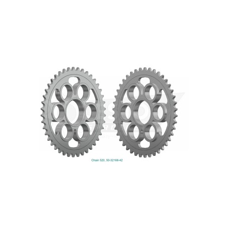 STANDARD SPROCKET REAR 520