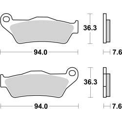 CS Carbon Brake pad