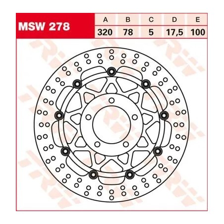 Round Floating Brake Rotor