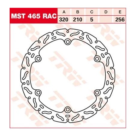 Contoured Fixed Brake Rotor