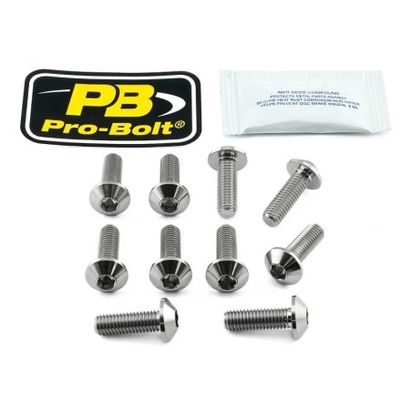 Titanium Brake Rotor Mounting Bolt Kit