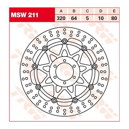 Round Floating Brake Rotor