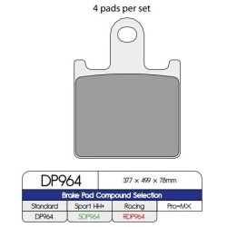 Standard Sintered Metal Brake Pads
