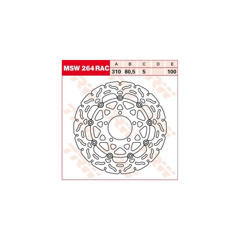 Contoured Floating Brake Rotor