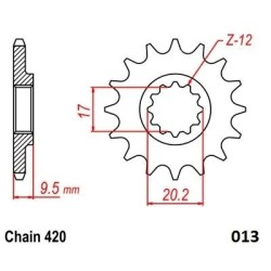 Steel Ultralight Front Sprocket