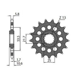 Powerdrive Countershaft Sprocket