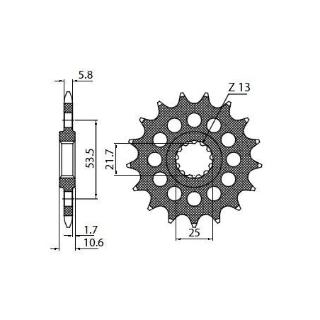 Powerdrive Countershaft Sprocket