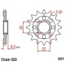 Steel Ultralight Front Sprocket