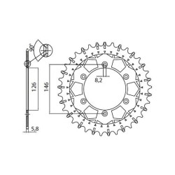 Works Z Steel Rear Sprocket