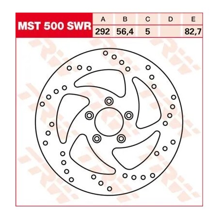 Round Fixed Brake Rotor Swing Design