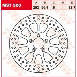 Round Fixed Brake Rotor 250-299mm