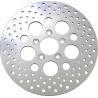 Polished Stainless Steel Drilled Brake Rotor