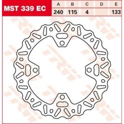 EC Cross Design Brake Rotor
