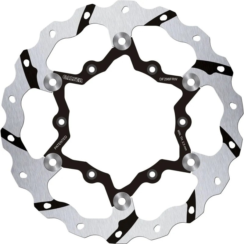 BRAKE ROTOR FLOATING WAVE GROOVED