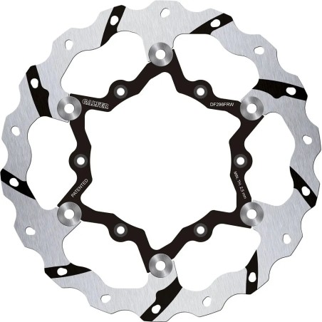 BRAKE ROTOR FLOATING WAVE GROOVED