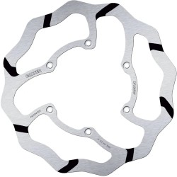 BRAKE ROTOR FIXED WAVE GROOVED OVERSIZE