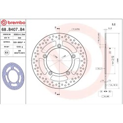 DISQUE DE FREIN FIXE SERIE ORO PRIME LINE